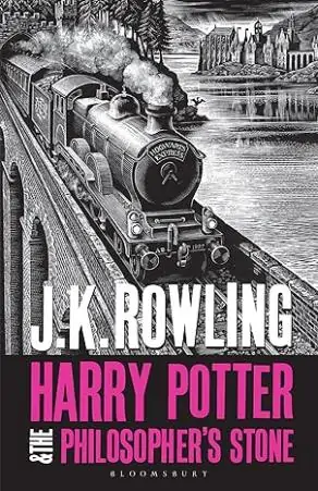 Harry Potter and the Philosopher's Stone by author J. K. Rowling